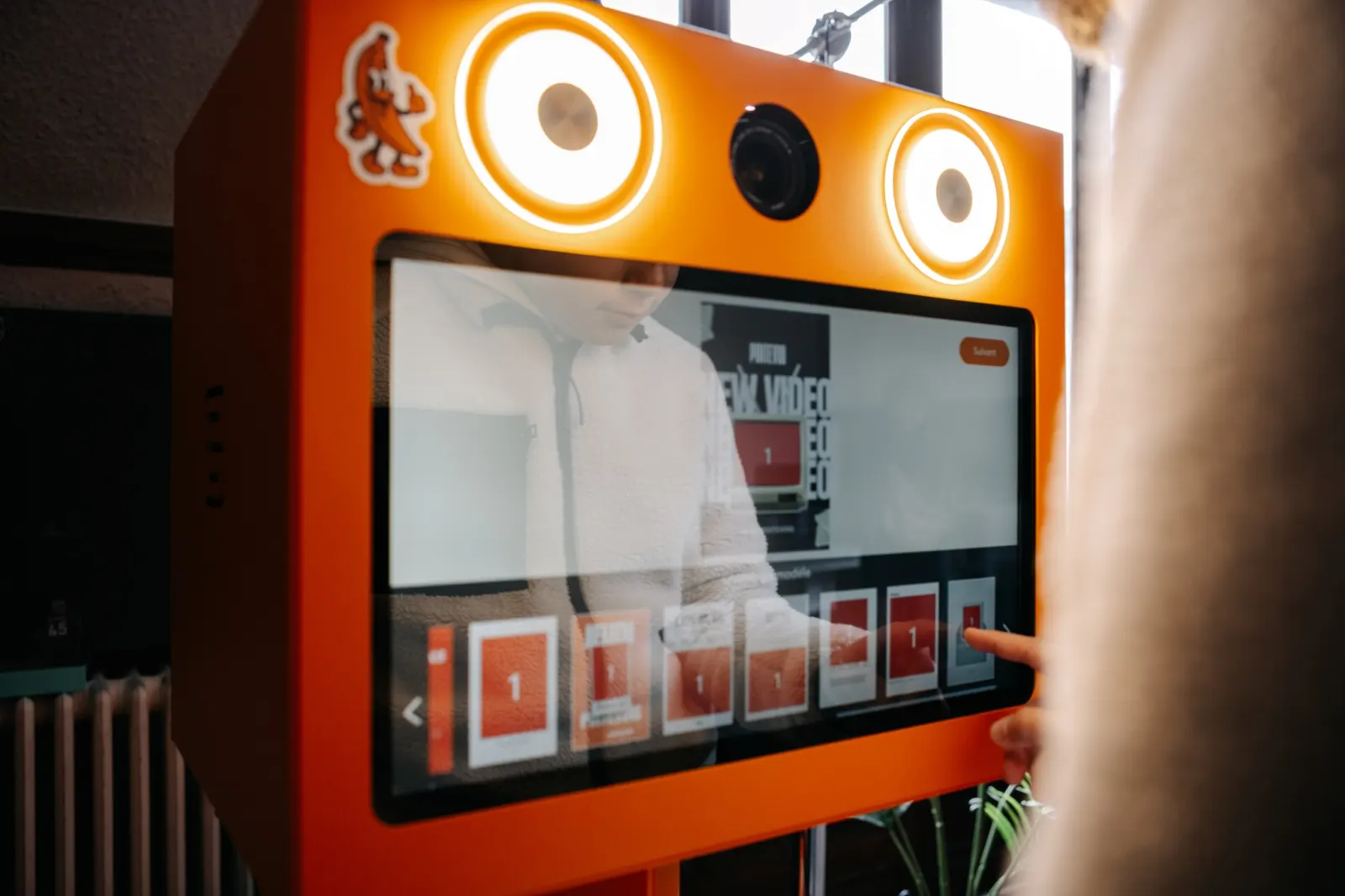 Personnalisation des frames sur l’écran du photobooth
